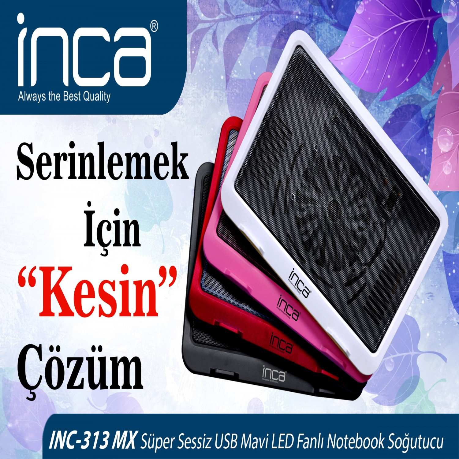 INCA INC-313MXP HI-SPEED PEMBE NOTEBOOK SOĞUTUCU